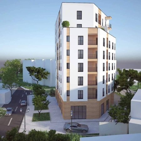 Tirane, shes apartament 2+1+Ballkon Kati 7, 107 m² (SHKOLLA E BALETIT)