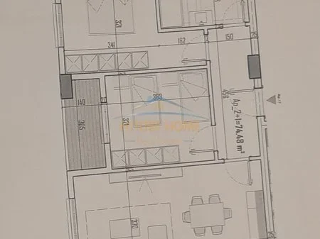 Shitet, Apartament 2+1, Rezidenca Majestic, Paskuqan, Tiranë. AREA52478
