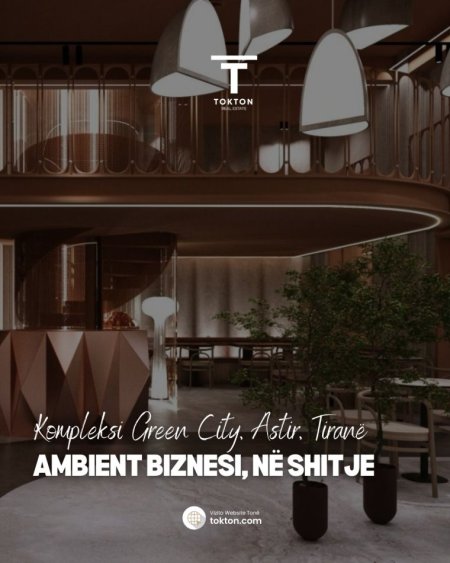 Tirane, shitet ambjent biznesi Kati 0, 102 m² 580.000 € (Kompleksi Green City, Astir, Tiranë, TT 2033)