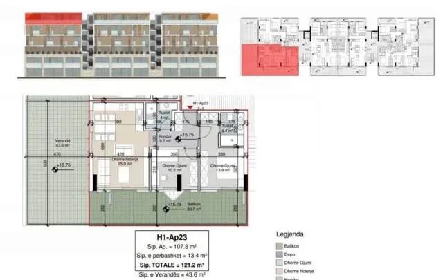 Durres,  Shesim Apartamente ne nje nder Komplekset me te Bukura te Gjiri i Lalzit, Lalzit Bay Resort 44 m² 1.500 Euro/m2 (Gjiri i Lalzit)