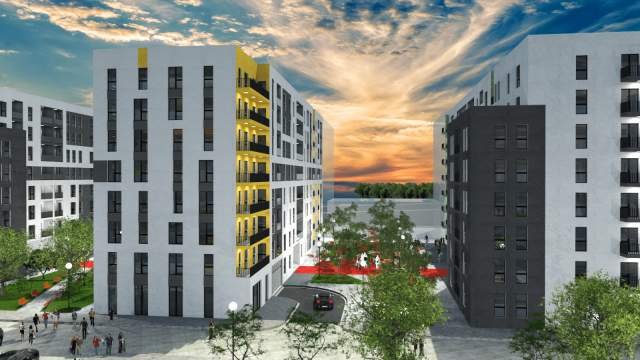 Tirane, shitet apartament 1+1+BLK Kati 6, 60 m² 53.550 Euro (Kthesa e Kamzes)