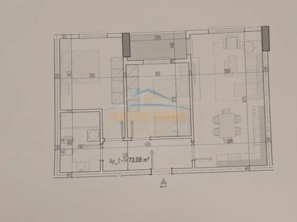 Tirane, shitet apartament 2+1+Ballkon Kati 4, 84 m² 90.000 € (Paskuqan)