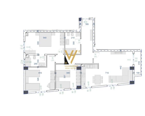 Tirane, shitet apartament 3+1+Ballkon Kati 1, 128 m² 110.000 € (KAMEZ)