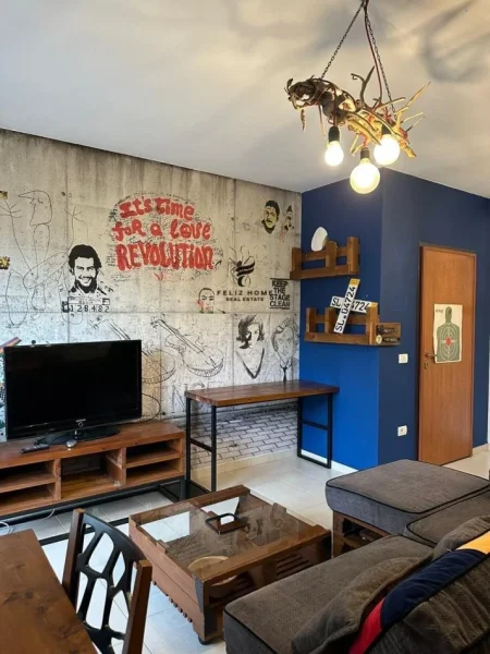 Tirane, jepet me qera apartament 1+1+Ballkon Kati 2, 67 m² 600 € (KOPSHTI BOTANIK)