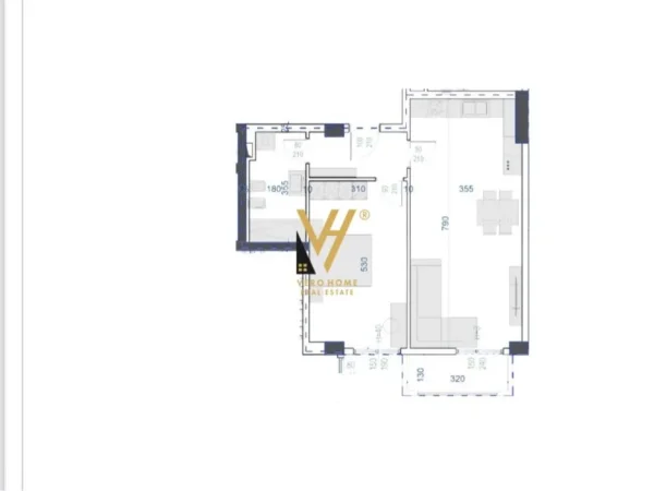 Tirane, shitet apartament 1+1+Ballkon Kati 2, 76 m² 65.000 € (KAMEZ)