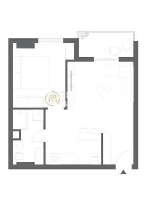 Tirane, shitet apartament 1+1 Kati 7, 60 m² 88.000 € (Rruga 5 Maji)