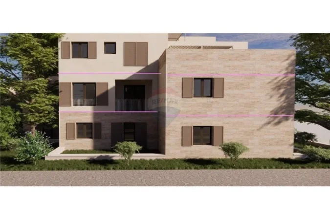 Dhermi - Palase, shitet apartament 2+1+Ballkon Kati 2, 94 m² 261.912 € (Palase)