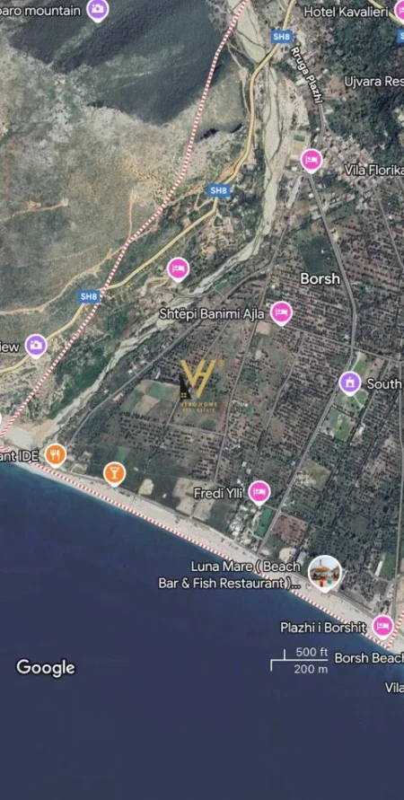 Sarande, shitet toke , 1.000 m² 230.000 € (BORSH)