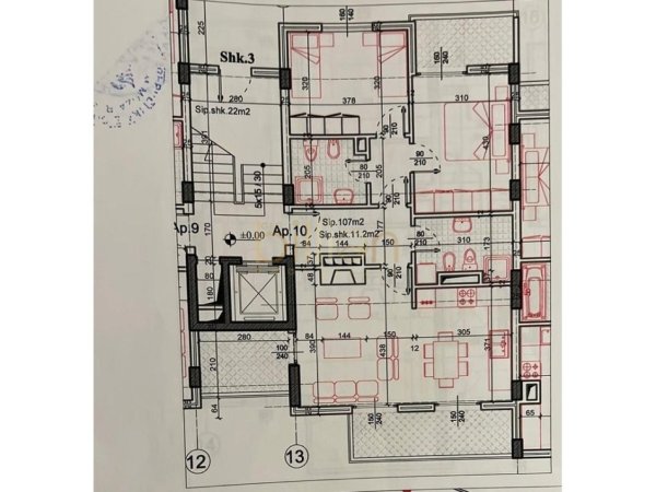 Tirane, shitet apartament 2+1+Ballkon Kati 3, 129 m² 129.000 € (LINZE, Tirana, Albania)