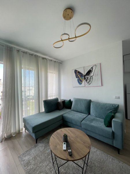 Tirane, jepet me qera apartament 1+1+Ballkon Kati 8, 58 m² 470 € (Ish Fusha Aviacionit)