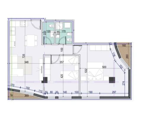 Tirane, shitet apartament 2+1+Ballkon Kati 2, 108 m² 230.000 € (Mine Peza)