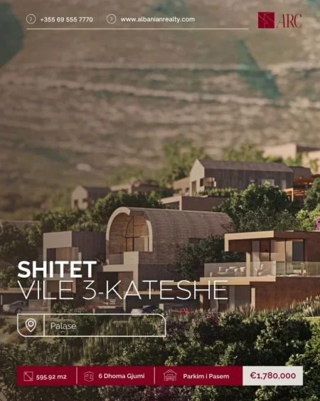 Shitet Vilë Moderne 3-Kateshe Në Green Coast Village