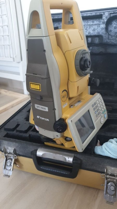Shkoder, shes pajisje te ndryshme TOTAL STATION TOPCON GT 7505