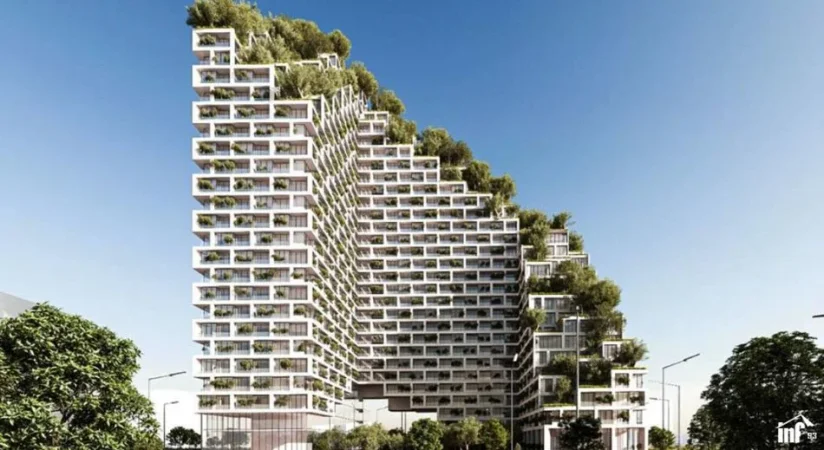 Tirane, shitet apartament 1+1 Kati 20, (LION PARK 2, Dritan Hoxha)