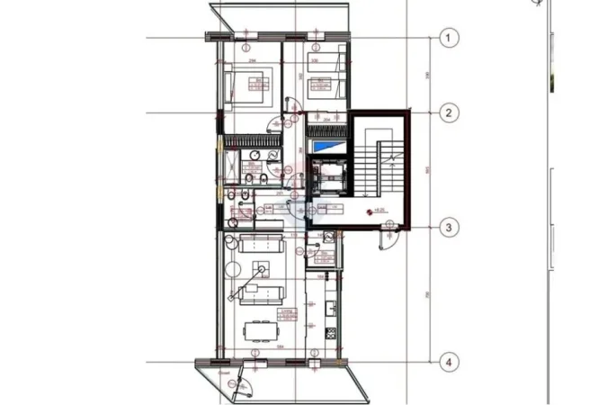 Tirane, jepet me qera zyre Kati 3, 151 m² 1.800 € (ALTANA RESIDENCE)