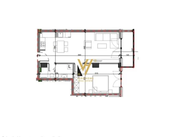 Tirane, shitet apartament 1+1+Ballkon Kati 4, 77 m² 186.000 € (BRRYL)