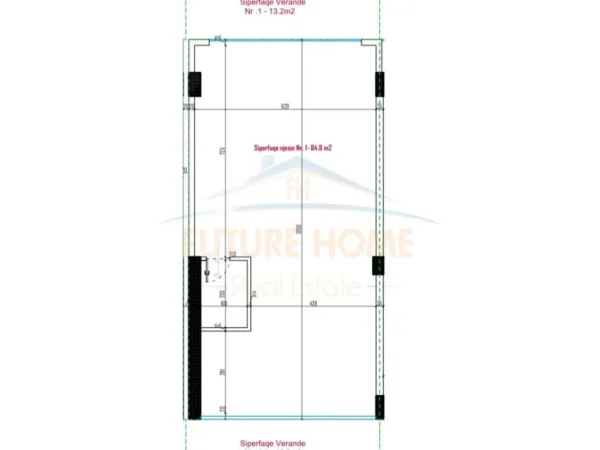 Tirane, shitet ambjent biznesi Kati 0, 89 m² 245.376 € (Univers City)
