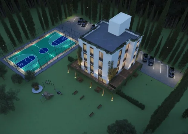 Shitet: 1+1 Himarë 📍 (110,000 €) Sip: 46 m² & 1 post parkimi 🟢  Ne Perfundim Suvatimesh & Sistem Kapot (5 min larg Detit) 🌊