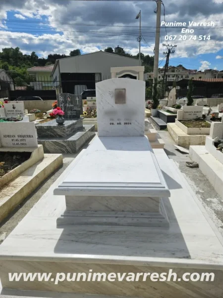 Tirane, shes Punime Varresh Mermer i bardhe me ujra - Modele Varresh Me Punim Premium 320 €