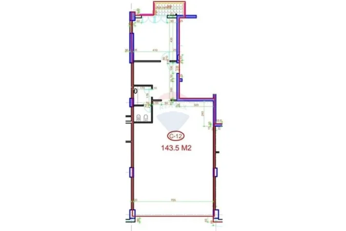 Tirane, jepet me qera zyre Kati 6, 219 m² 3.290 € (Libri Universitar)