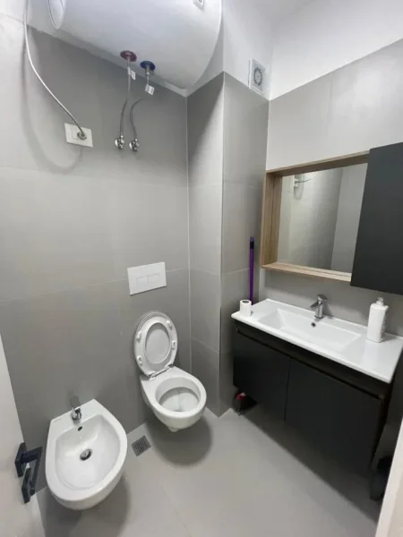 Tirane, jepet me qera apartament 1+1 Kati 6, 70 m² 600 € (river rezidence)