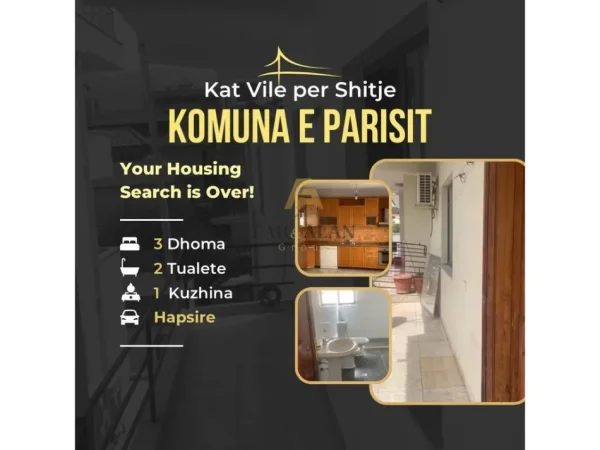 Tirane, shitet KAT VILE Kati 3, 149 m² 202.000 € (Komuna e Parisit)
