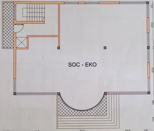 Tirane, jepet me qera ambjent biznesi Kati 1, 366 m² 2.300 € (Rruga Kujtim Laro)