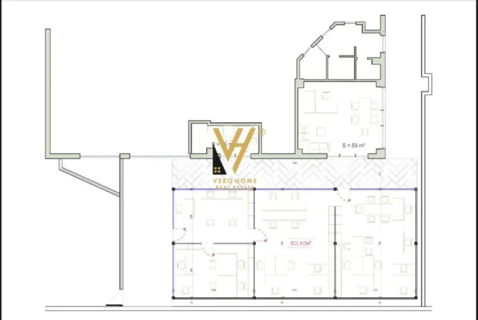Tirane, jepet me qera dyqan Kati 0, 270 m² 4.400 € (BLLOK)