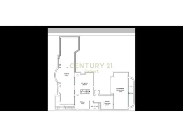 Tirane, shitet apartament duplex Kati 5, 565 m² 1.250.000 € (air Albania)