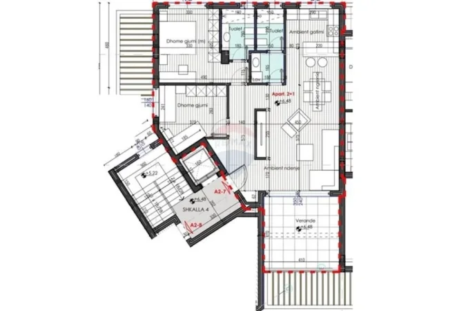 Tirane, shitet apartament 2+1 , 180.900 € (Farke)