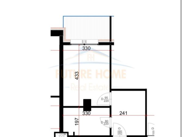 Tirane, shitet garsonier 1+1 Kati 4, 46 m² 138.000 € (Myslym Shyri)