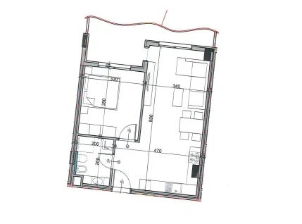 Tirane, shitet apartament 1+1+Ballkon Kati 6, 79 m² 78.800 € (mehmet gjevori)