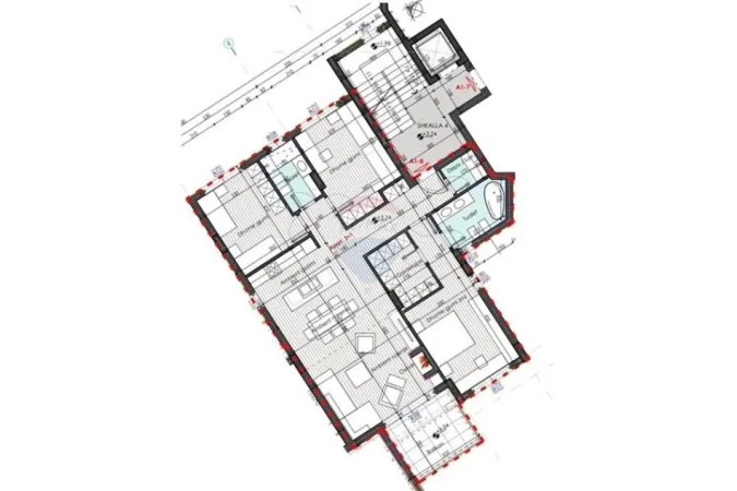 Tirane, shitet apartament 3+1 , 170 m² 255.150 € (Farke)