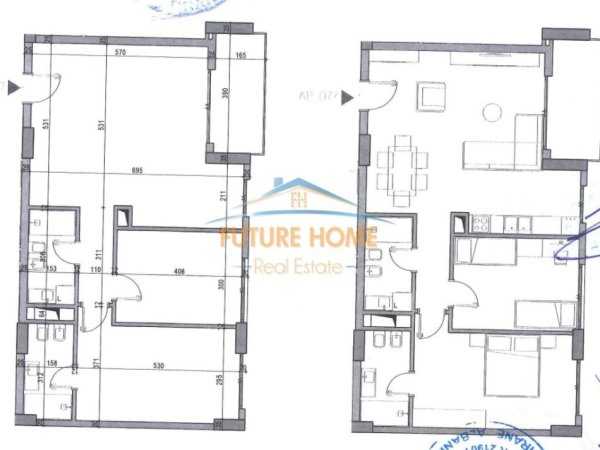 Tirane, shitet apartament 2+1+Ballkon Kati 7, 112 m² 156.100 € (Rruga 5 Maji)
