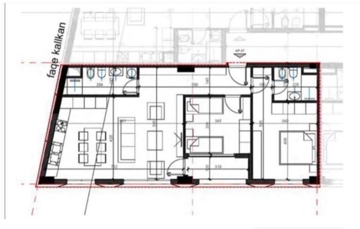 Tirane, shes apartament 2+1+Ballkon , 105 m² 165.000 € (Jordan Misja)