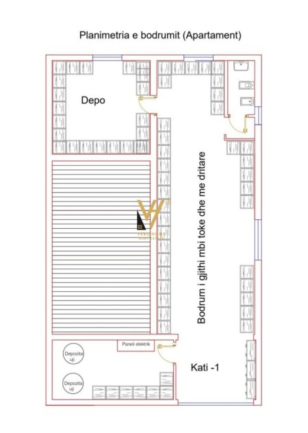 Tirane, shitet Vile 3 Katshe Kati 0, 620 m² 450.000 € (RRUGA KASTRIOTET)