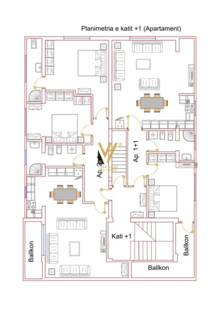 Tirane, shitet Vile 3 Katshe Kati 0, 620 m² 450.000 € (RRUGA KASTRIOTET)