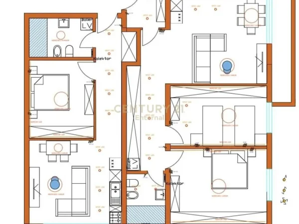 Tirane, shes apartament 3+1+2 , 164 m² 299.000 € (Komuna e Parisit)
