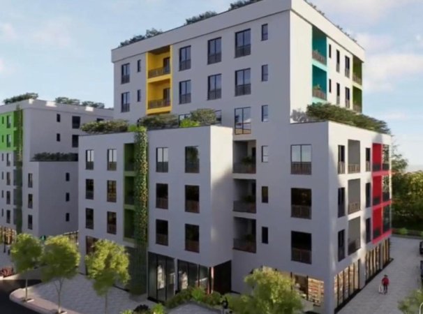 Tirane, shitet apartament 2+1 Kati 3, 96 m² 143.300 € (Paskuqan Rruga &quot;Lidhja e Prizrenit&quot; (Color Splash Residence))