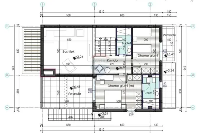 Tirane, shitet Vile , 389 m² 628.000 € (Farke)