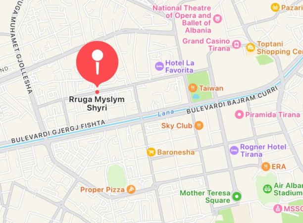 Tirane, jepet me qera apartament 1+1+Ballkon Kati 3, 74 m² 900 € (Ne Myslym Shyr - ID 42111379)