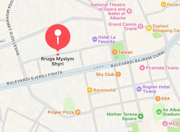 Tirane, jepet me qera apartament 1+1+Ballkon Kati 3, 74 m² 900 € (Ne Myslym Shyr - ID 42111379)