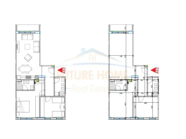 Tirane, shitet apartament 2+1+Ballkon Kati 8, 102 m² 187.560 € (Bulevardi i Ri)