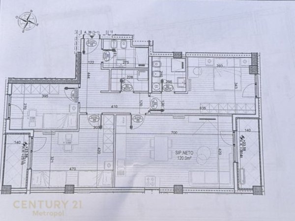 Tirane, shitet apartament 3+1 Kati 7, 135 m² 245.000 € (Bulevardi i Ri)