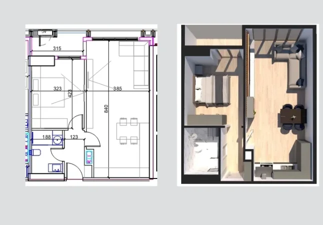 Tirane, shes apartament 1+1 Kati 10, 86 m² 183.500 € (parku olimpik)