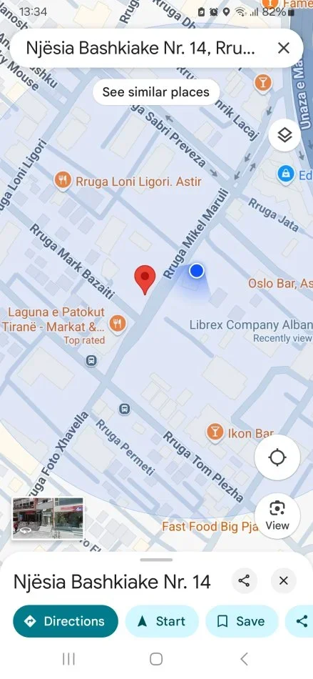 Tirane, shitet dyqan Kati 0, 45 m² (Rruga Mikel Maruli)