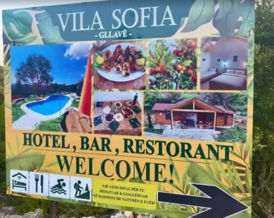 VILA SOFIA - Resort Natyror Malor ne Tepelene, Memaliaj, Fshati Gllave