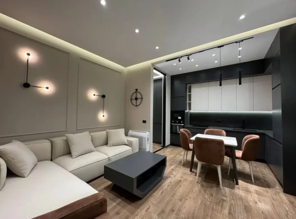 Tirane, jepet me qera apartament 1+1 Kati 5, 70 m² 900 € (Rruga Kavajes, Kompleksi Deliorgji)