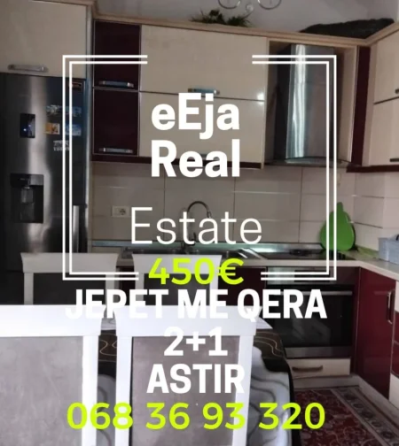 Tirane, jepet me qera apartament 2+1+Ballkon Kati 6, 90 m² 450 € (Astir)
