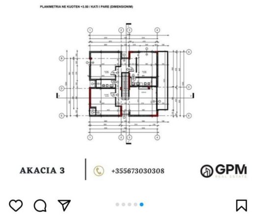 Tirane, shitet Vile 2 Katshe Kati 2, 330 m² 650.000 Euro tek Akacia 3 .